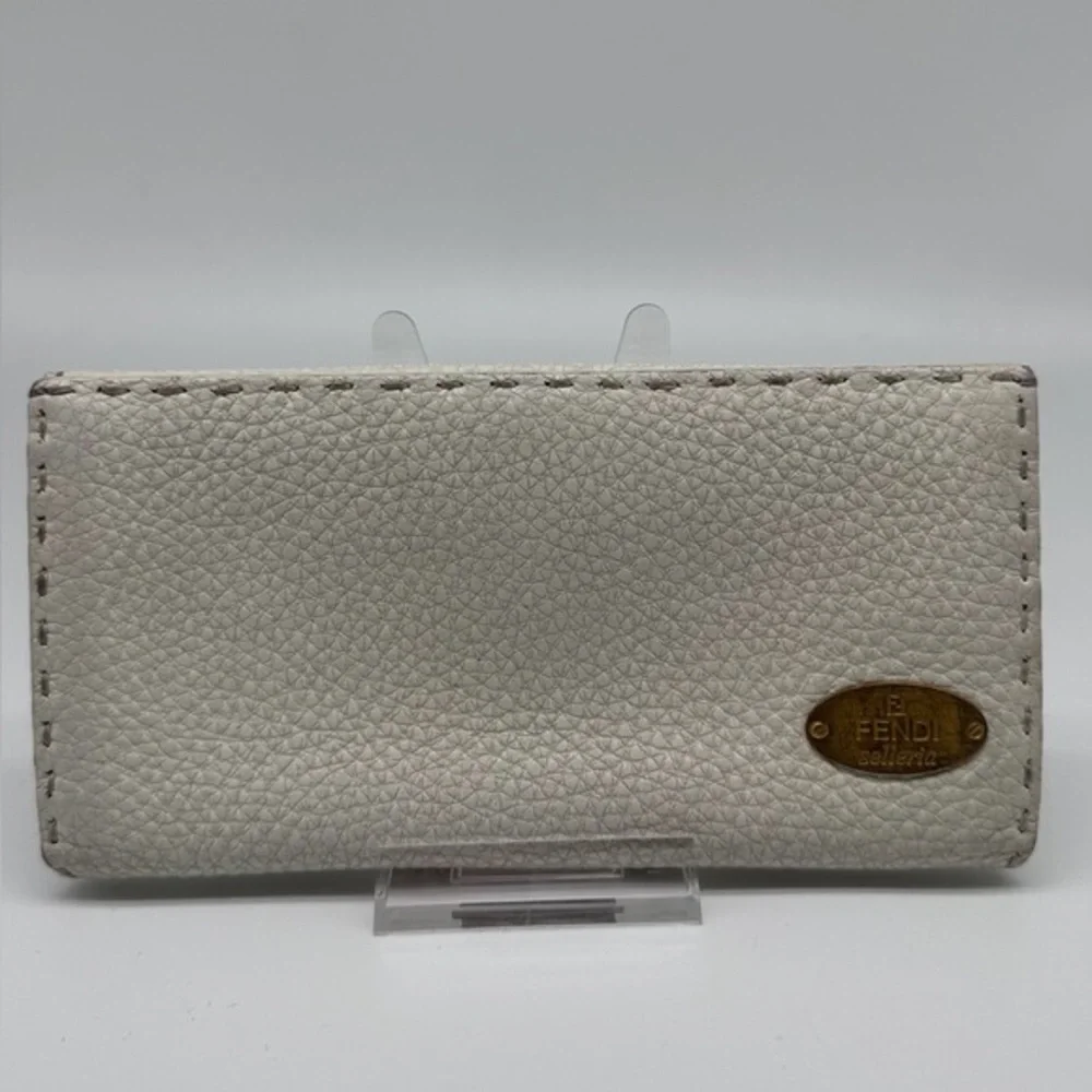 Fendi Selleria Leather Bifold Wallet – Made in Italy - Picture 1 of 10